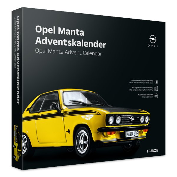 Opel Manta A GT/E Adventskalender Franzis 1:43