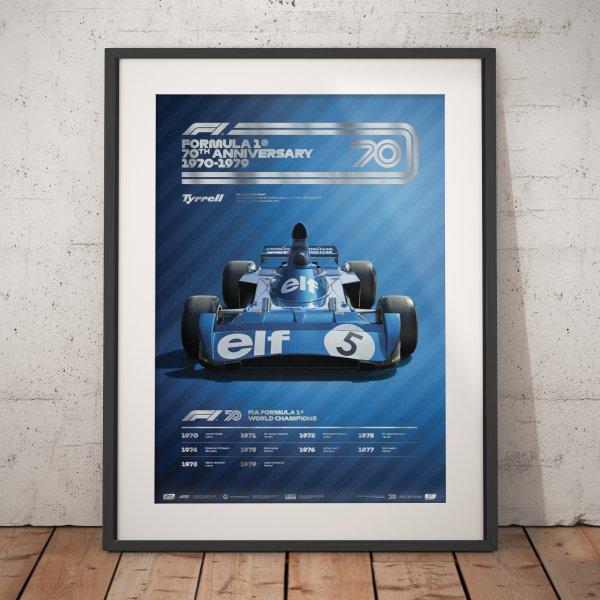 Formula 1® Decades – 70s Tyrrell – Poster | Collector’s Edition