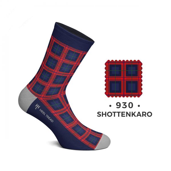 Heel Tread Socken – 930 Schottenkaro