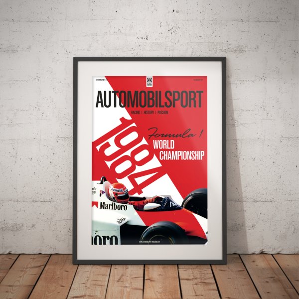Poster AUTOMOBILSPORT #29 (2 sided) – McLaren MP4/2 1984