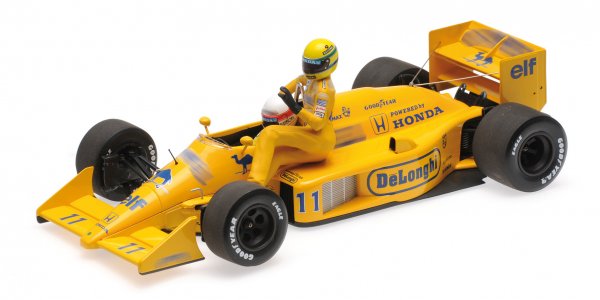 Lotus 99T Saturo Nakajima Monza 1987 Senna onboard Minichamps 1:18