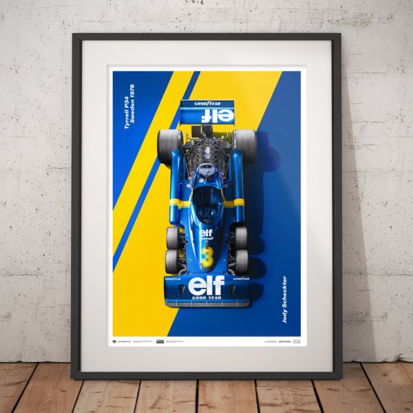 Tyrrell P34 – Jody Scheckter – Swedish Grand Prix – 1976 – Poster | Limited Edition
