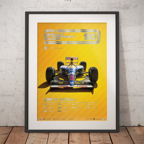 Formula 1® Decades – 90s Williams – Poster | Collector’s Edition
