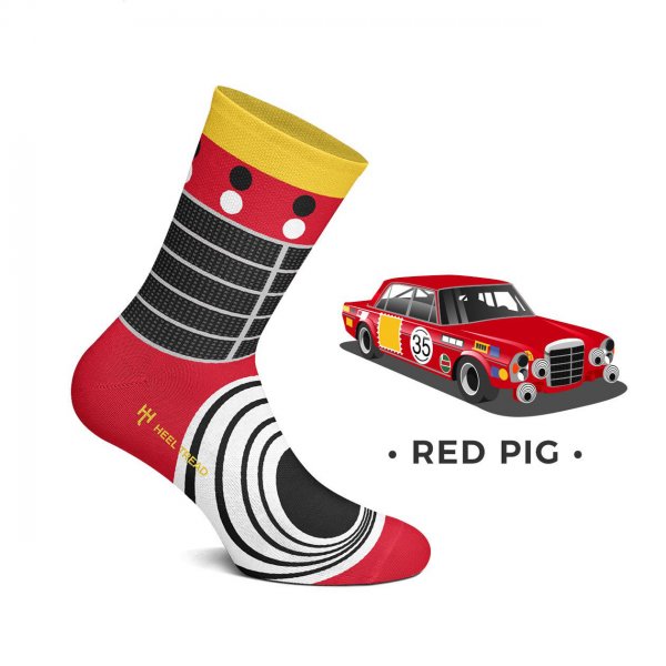 Heel Tread socks – Red Pig