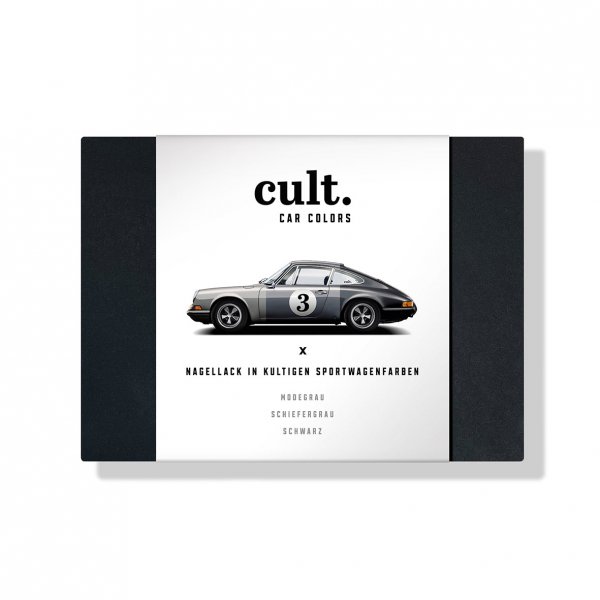 Cult Car Color: Asphalt Shades – Nail polish 3 piece gift set