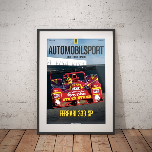 Poster AUTOMOBILSPORT #34 (2-seitig) – Ferrari 333 SP