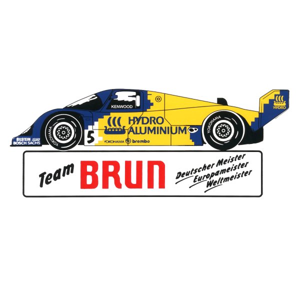 Sticker Brun Motorsport – Porsche 956/962