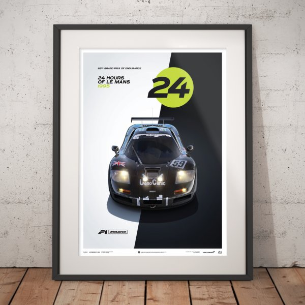 McLaren F1 GTR – 24h Le Mans – Poster