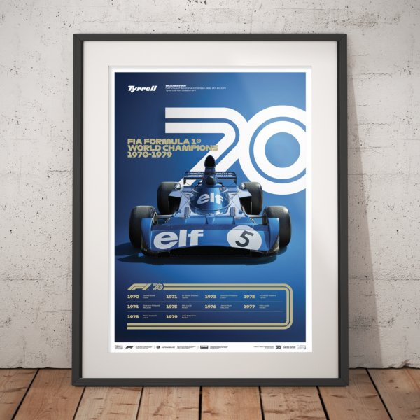 Formula 1® Decades – 70s Tyrrell – Poster | Limited Edition