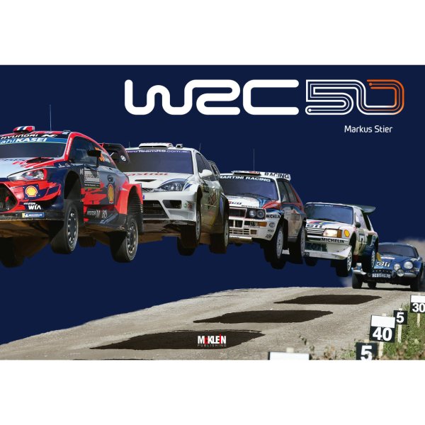 WRC 50 – Die Geschichte der Rallye-Weltmeisterschaft 1973–2022 – German edition – Cover