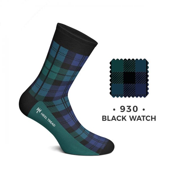 Heel Tread Socken – 930 Black Watch