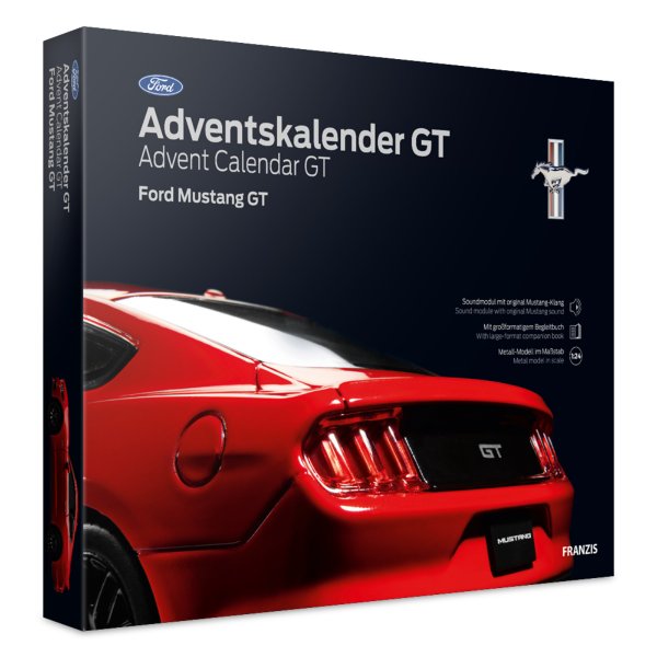 Ford Mustang GT Advent calendar Franzis 1:24