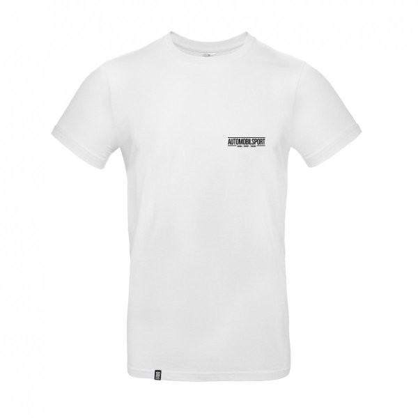 SPORTFAHRER T-Shirt – AUTOMOBILSPORT small white/black