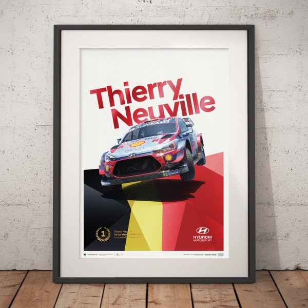 Hyundai Motorsport – Rallye Monte Carlo 2020 – Thierry Neuville – Poster | Collector’s Edition