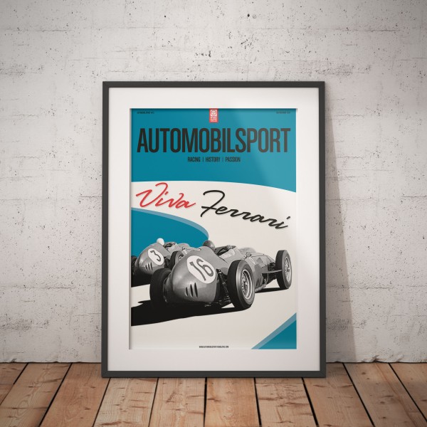 Poster AUTOMOBILSPORT #15 (2 sided) – Ferrari 246 Dino F1