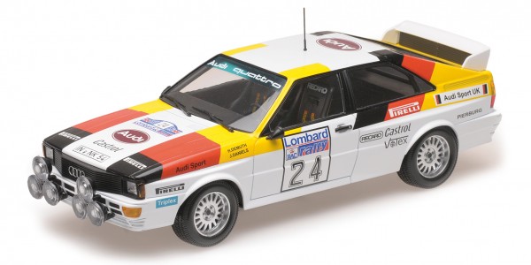 Audi Quattro Demuth/Daniels Lombard RAC Rally 1982 Minichamps 1:18