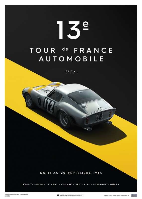 Ferrari 250 GTO 1964 N°170 Rouge - 13ème Tour De France Auto - Universal Hobbies 1/18 - Occasion