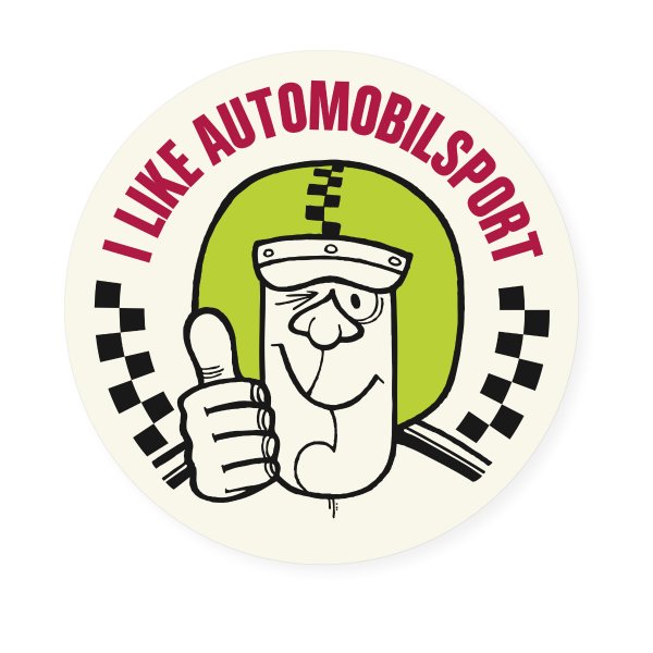 Sticker – I like AUTOMOBILSPORT – Green