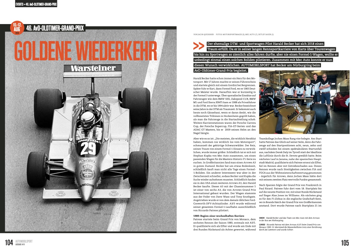 – Deutsche Ausgabe 01/2019 AUTOMOBILSPORT #19 