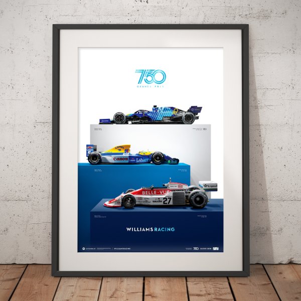 Williams Racing – 750 Grands Prix – Poster | Collector's Edition