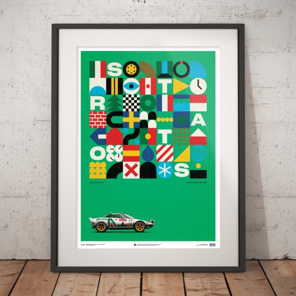 Lancia Stratos HF – Green – Alitalia – 1974 – Poster | Limited Edition