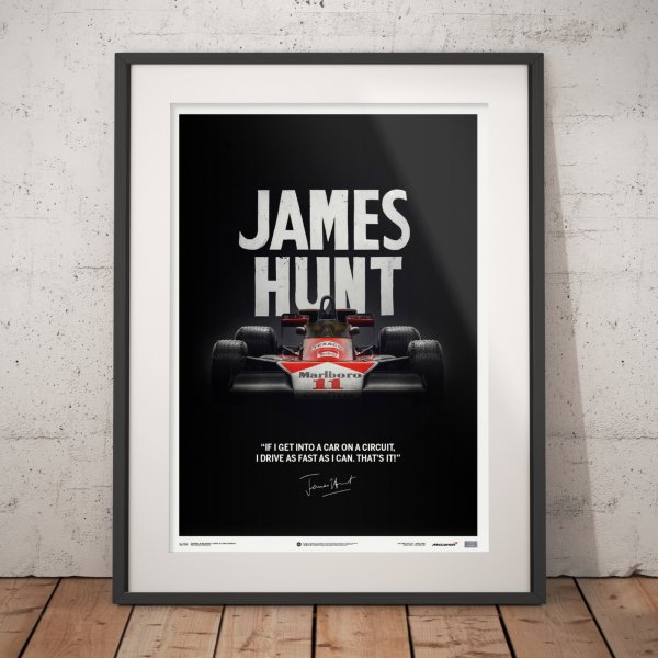McLaren M23 – James Hunt – Quote – Japanese GP – 1976 – Poster | Limited Edition