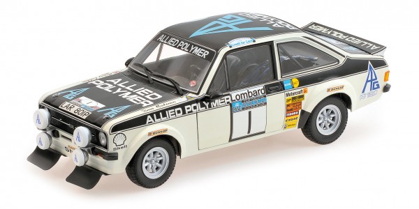 Ford Escort RS 1800 Mäkinen/Liddon Lombard RAC Rally 1975 Minichamps 1:18