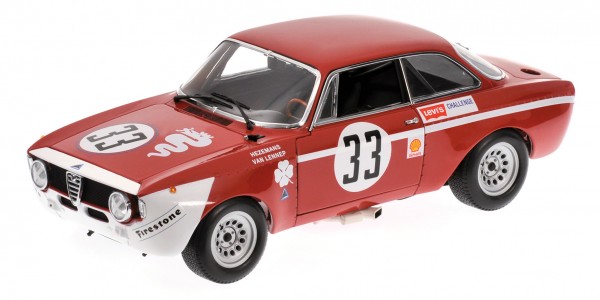 Alfa Romeo GTA 1300 Junior Hezemans/van Lennep Jarama 1972 Minichamps 1:18