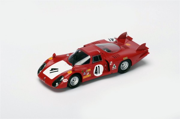 Alfa Romeo T33/2 Baghetti/Vaccarella 24h Le Mans 1968 Spark 1:43