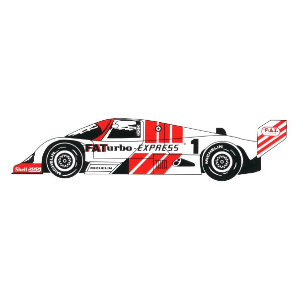 Sticker Brun Motorsport – Porsche 956/962