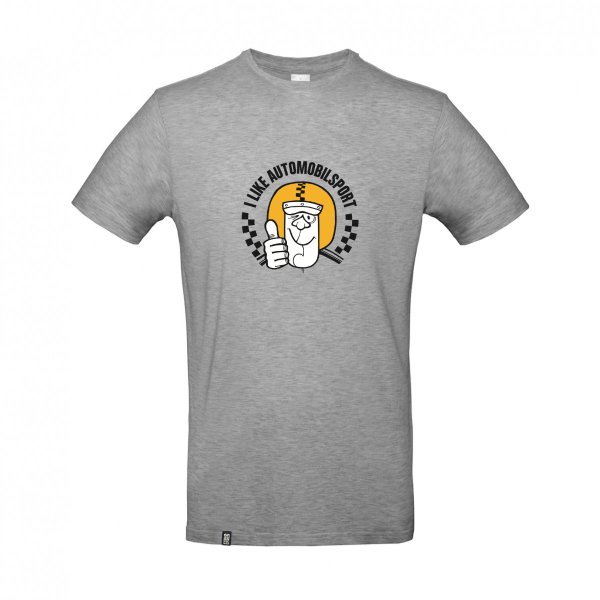 SPORTFAHRER T-Shirt – I like AUTOMOBILSPORT grey