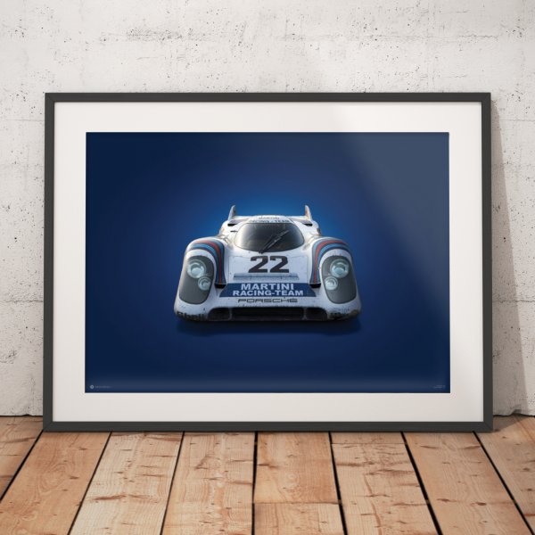 Porsche 917 – Martini – 24h Le Mans – 1971 – Colors of Speed Poster