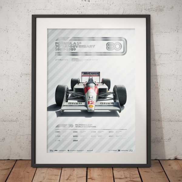 Formula 1® Decades – 80s McLaren – Poster | Collector’s Edition