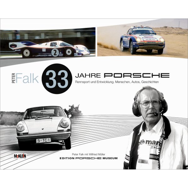 Peter Falk – 33 Jahre Porsche Rennsport und Entwicklung – Deutsche Ausgabe – Cover