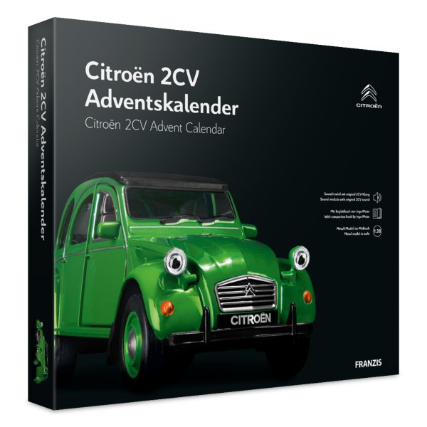Citroën 2CV Advent calendar Franzis 1:38