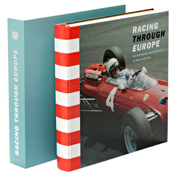 Racing Through Europe – The Motor Sport Photography of Brian Joscelyne – Ferrari cover with slipcase