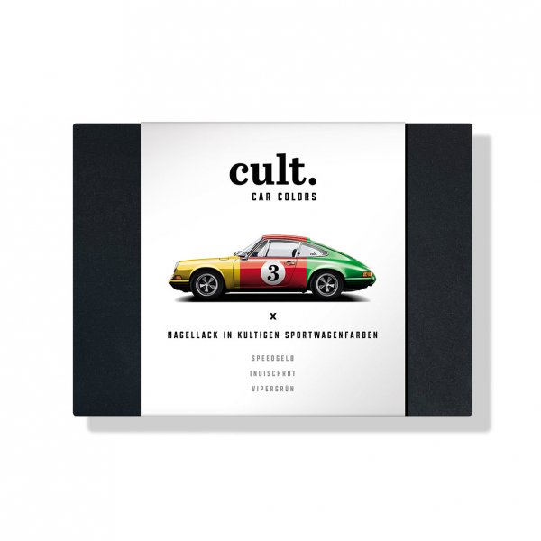 Cult Car Color: Traffic Lights – Nail polish 3 piece gift set