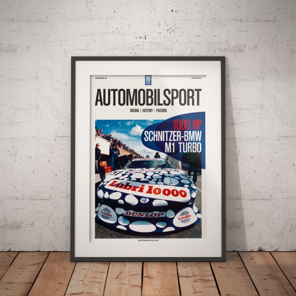 Poster AUTOMOBILSPORT #07 (2-seitig) – Schnitzer BMW M1 Turbo
