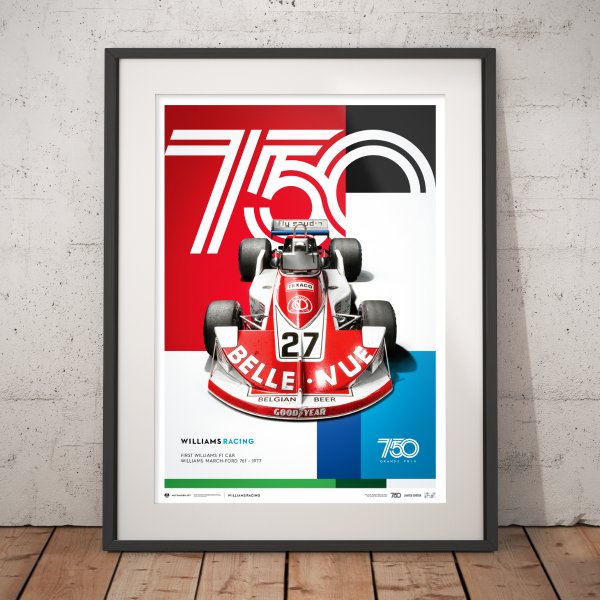 Williams Racing – March-Ford 761 – 1977 – Poster | Limited Edition
