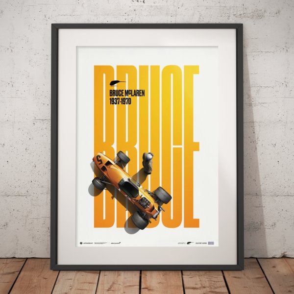 McLaren Papaya – Bruce McLaren Special – Spa-Francorchamps – 1968 – Poster | Collector’s Edition