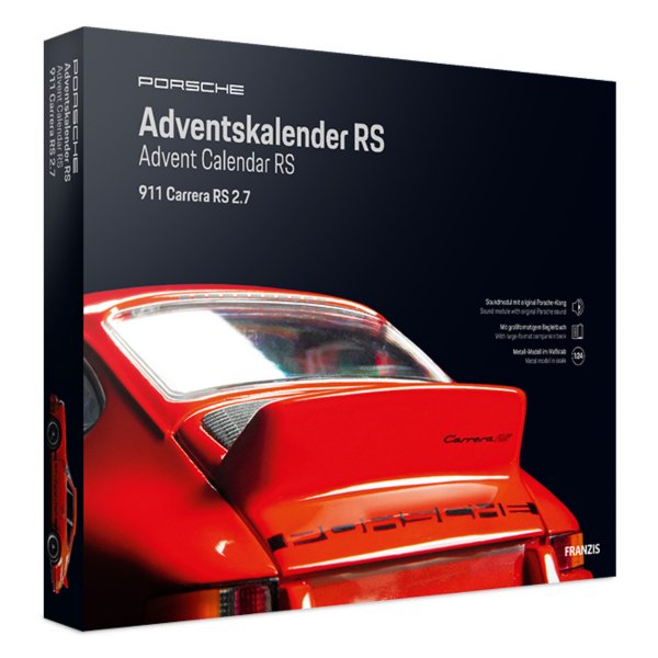 Porsche 911 Carrera RS 2.7 Adventskalender Franzis 1:24