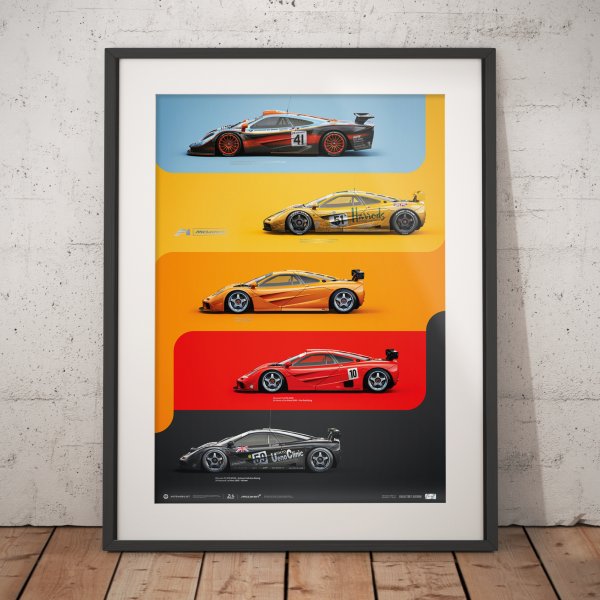 McLaren F1 GTR – Family – Poster | Collector's Edition