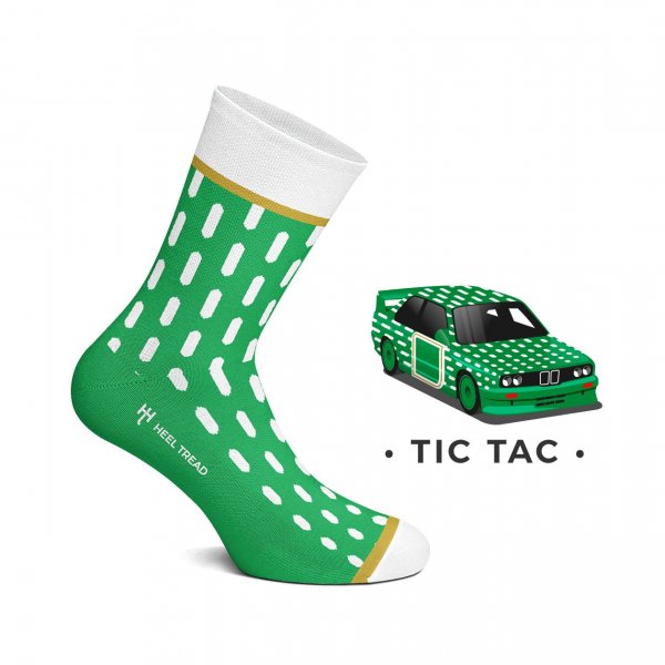 Heel Tread Socken – Tic Tac