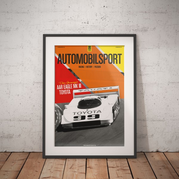 Poster AUTOMOBILSPORT #20 (2 sided) – AAR Eagle-Toyota MkIII