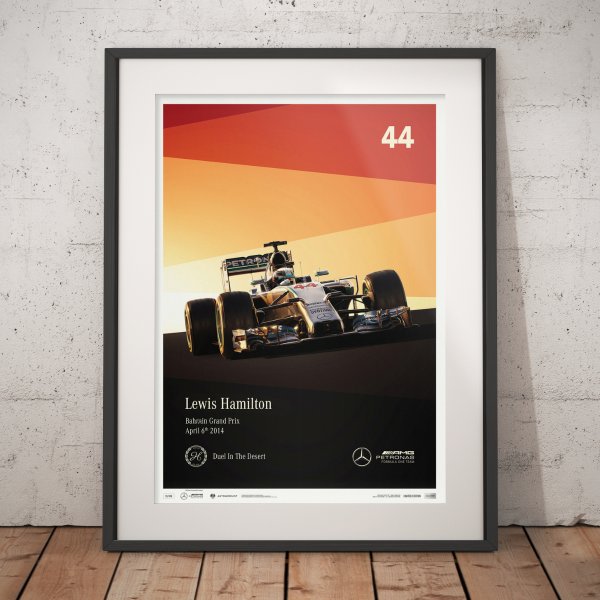 Mercedes-AMG Petronas Motorsport – 2014 – Lewis Hamilton – Poster | Limited Edition