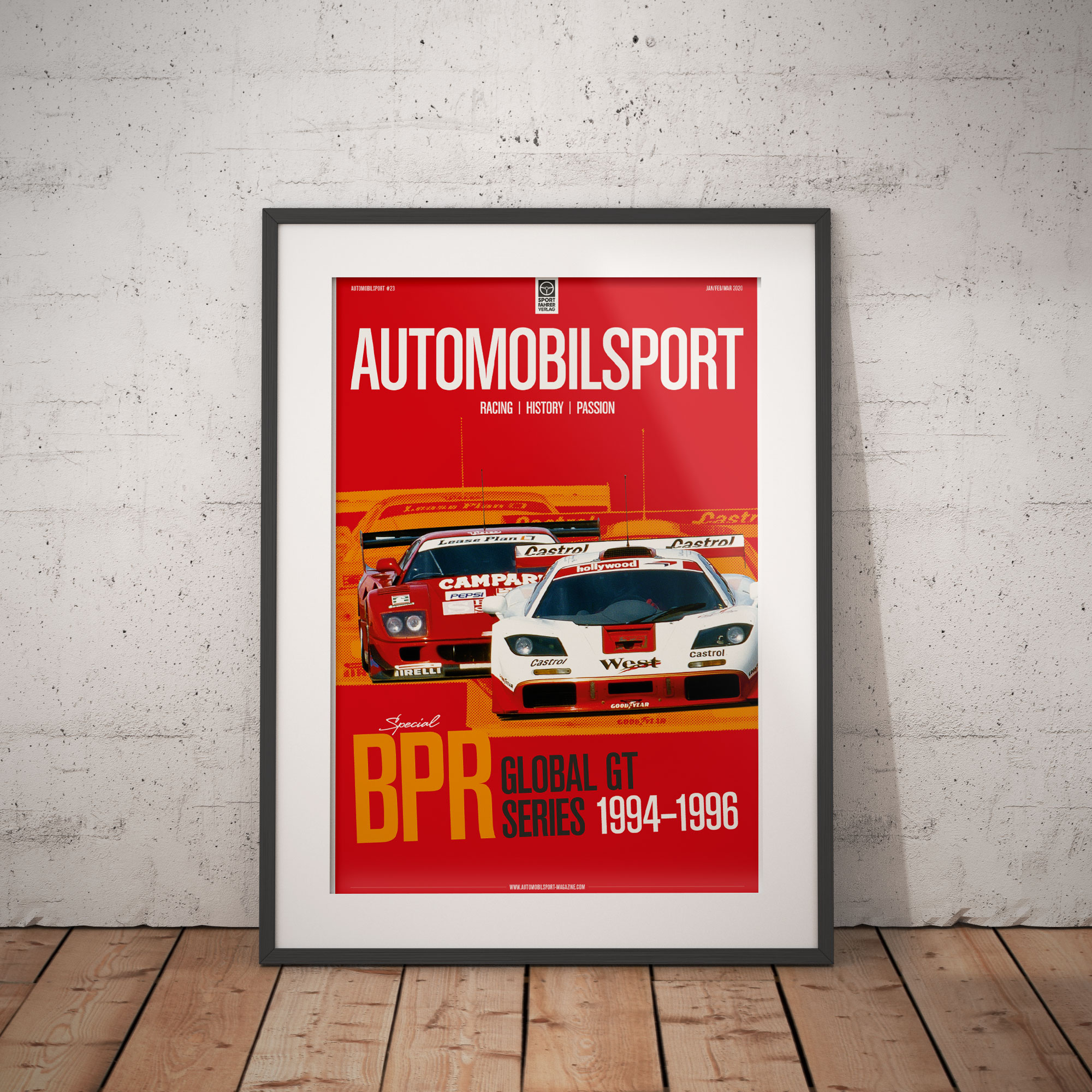 Poster AUTOMOBILSPORT #23 (2-seitig) – McLaren F1 GTR 1996