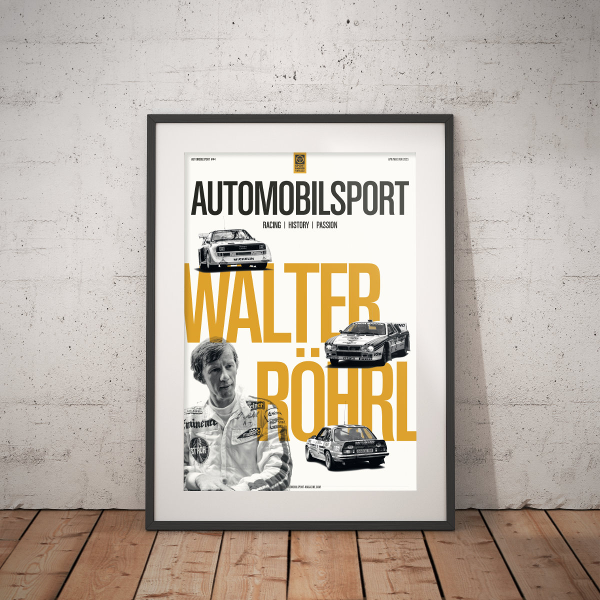 Poster AUTOMOBILSPORT #43 (2 sided) – Fiat 131 Rally Gr. 4 1980