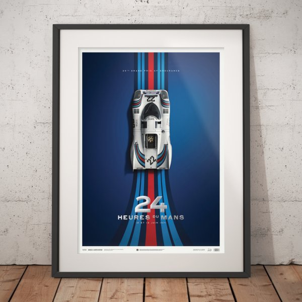 Porsche 917 – Martini – 24h Le Mans – 1971 – Poster | Collector’s Edition