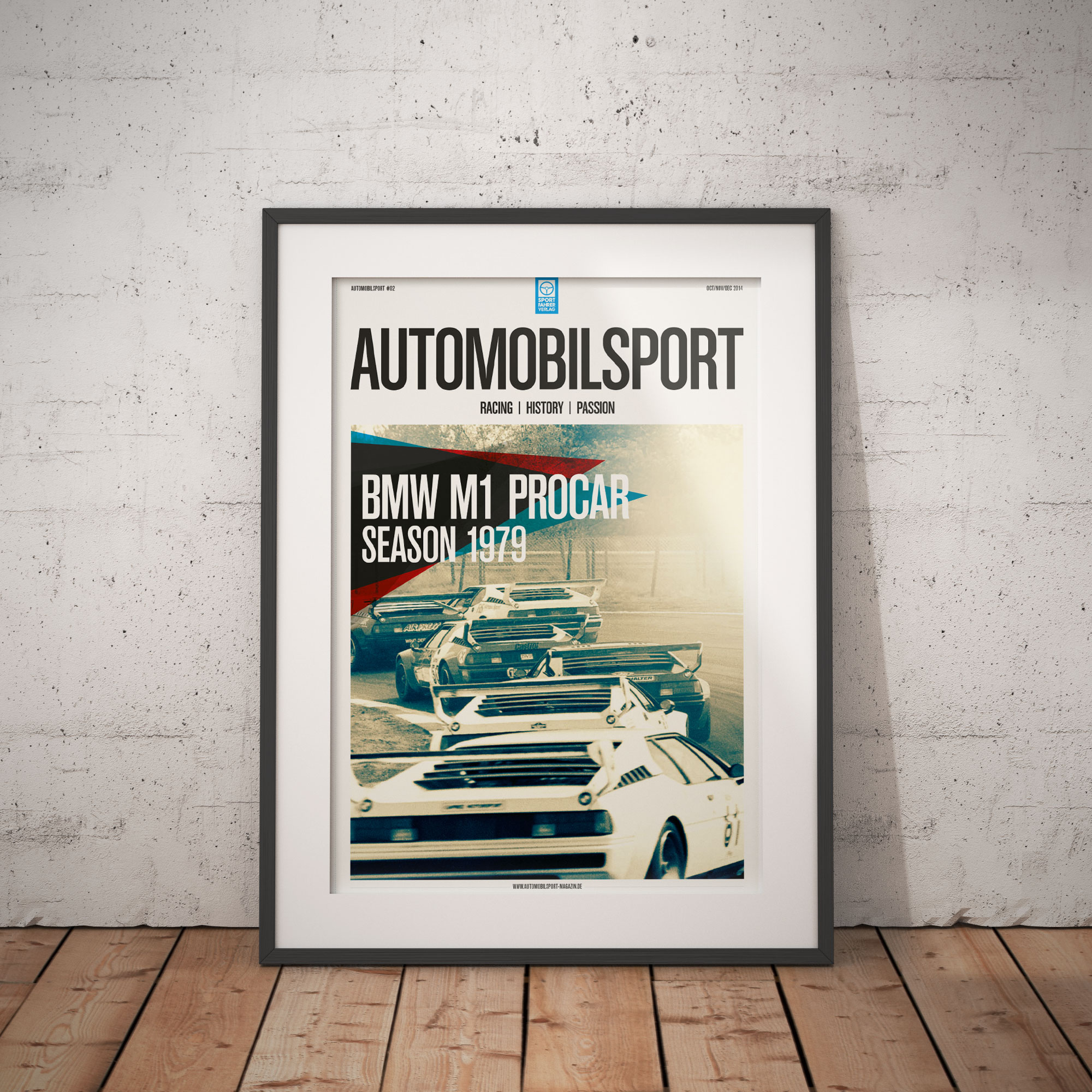 Poster AUTOMOBILSPORT #02 (2-seitig) – BMW M1 Procar
